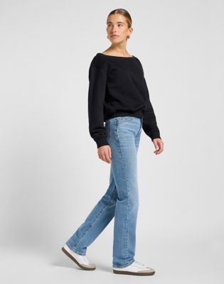 Sweatshirt Lee Off Shoulder Sweatshirt Sort | 112371335, 1