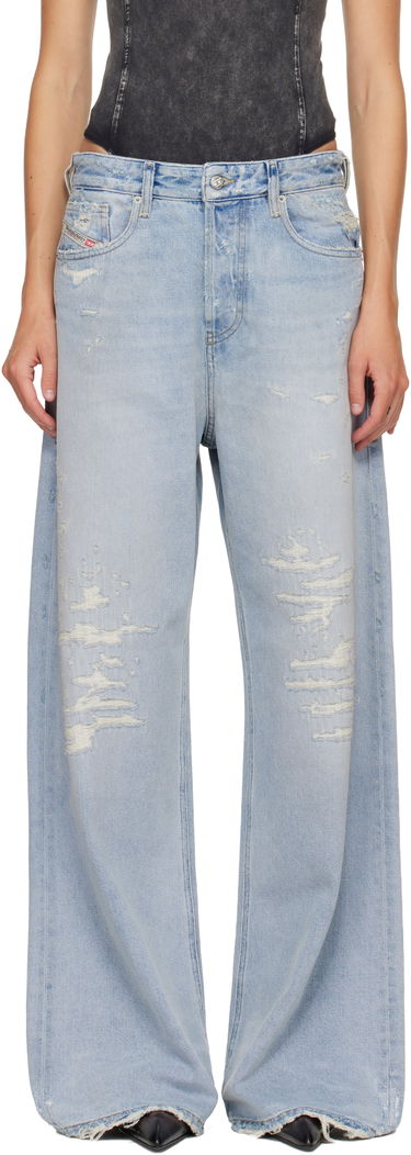 Jeans Diesel Relaxed Distressed Wide-Leg 1996 D-Sire Jeans Blå | A06925 09M53, 0