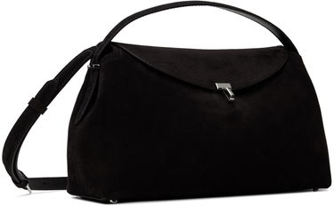 Håndtaske TOTEME TOTEME T-Lock Top Handle Suede Shoulder Bag Sort | 234-WAL961-LE0004, 1