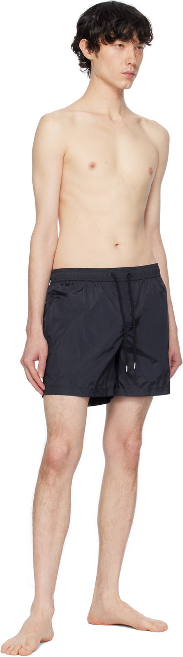 Badetøj Moncler Moncler Logo Patch Swim Shorts Sort | K10912C0000353326, 4