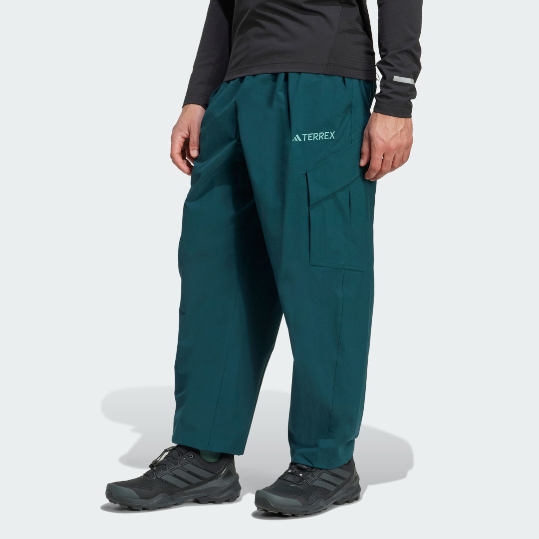 Cargo bukser adidas Performance Terrex Xploric Cargo Hiking Pants Grøn | JM7423, 0