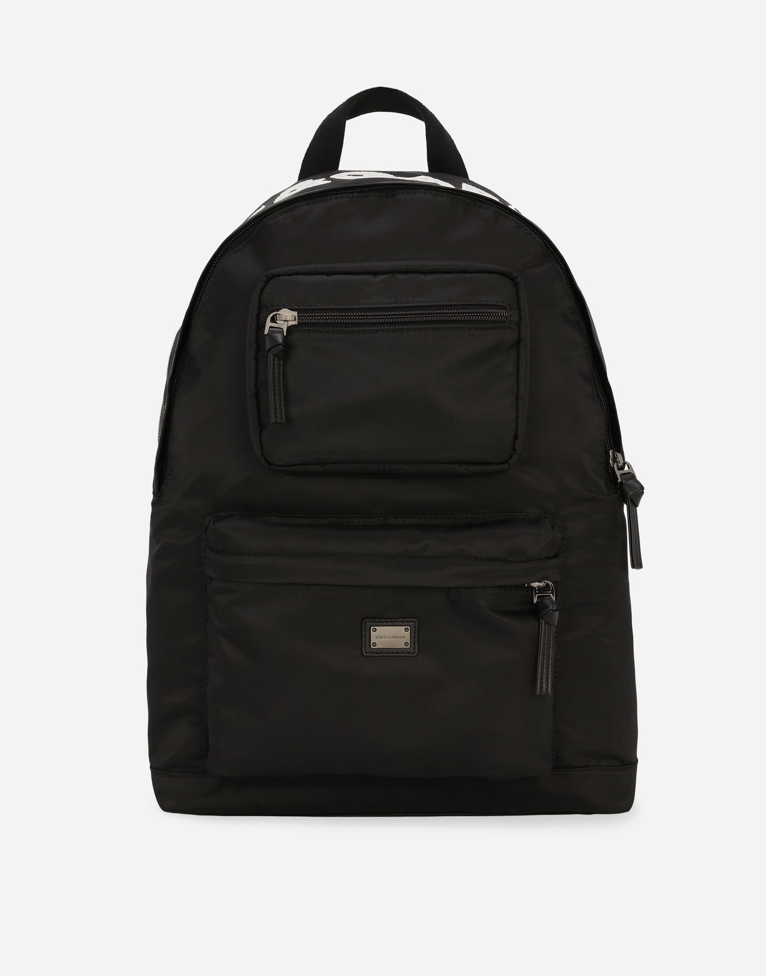 Rygsæk Dolce & Gabbana Dolce & Gabbana Nylon Backpack With Logo Sort | EM0123AN26280999, 0