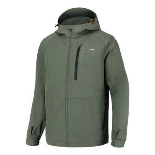Jakke Li-Ning Polar Fleece 3-in-1 Windbreaker Grøn | AWBR017-2