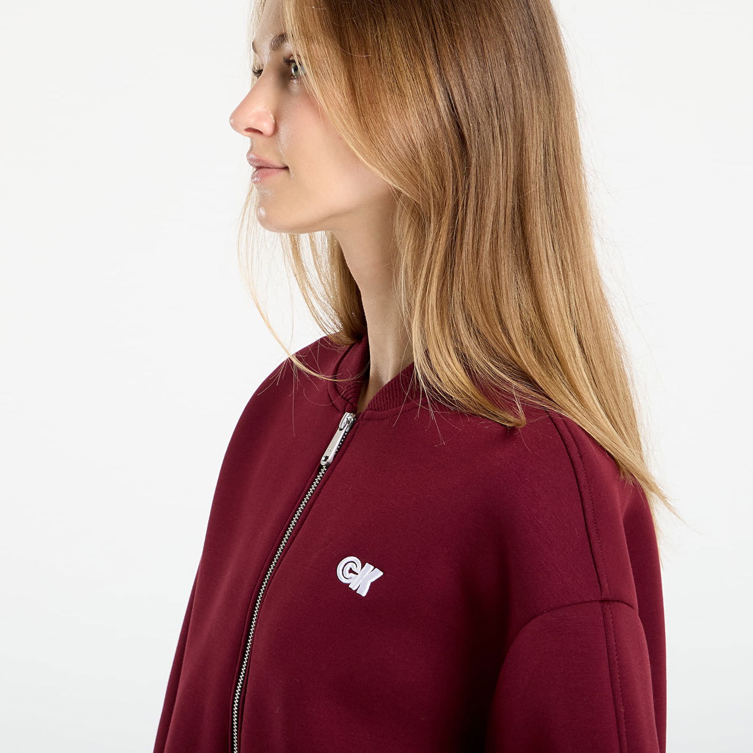 Bomberjakke CALVIN KLEIN Calvin Klein Jeans Oversized Bomber Jacket Bourgogne | LV047C524G VLP, 1