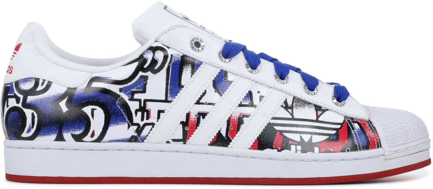 Sneakers og sko adidas Originals adidas Superstar 35th Anniversary Graphic Hvid | 133626, 0