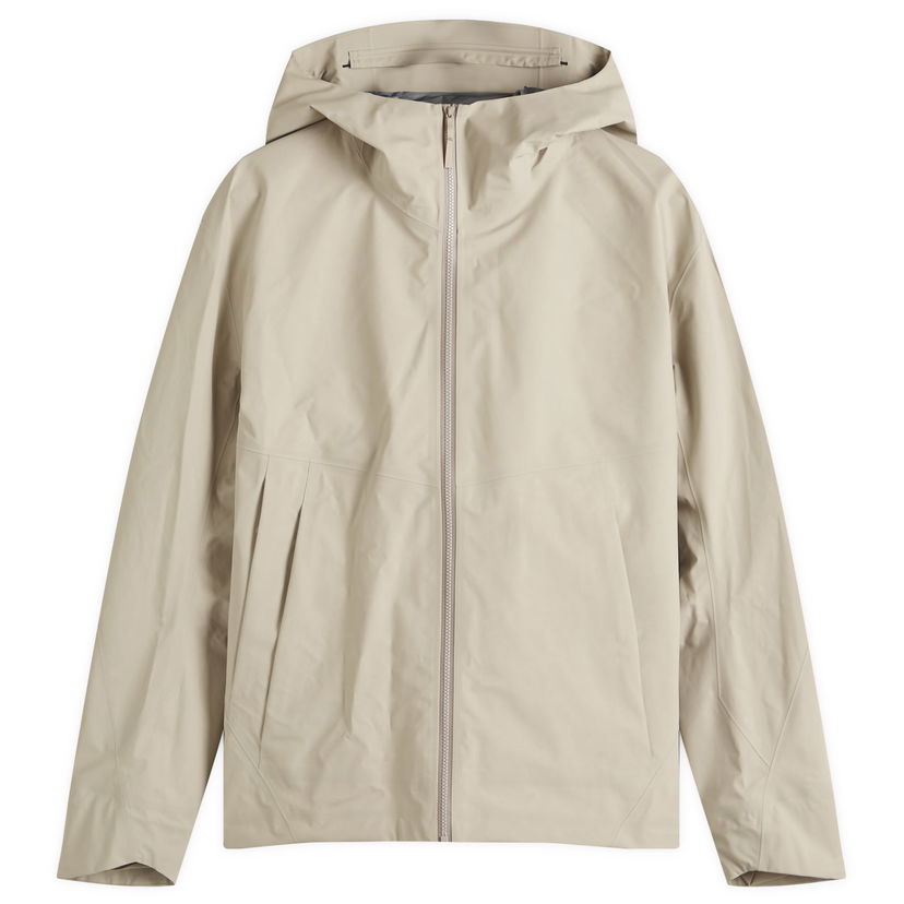 Regnfrakke Arcteryx Veilance Arris Hooded Jacket, Size Large Beige | X000009479-014067