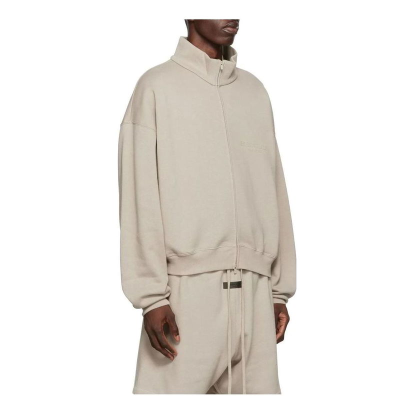 Sweatshirt Fear of God Essentials FW22 Fullzip Jacket Beige | FOG-FW22-631