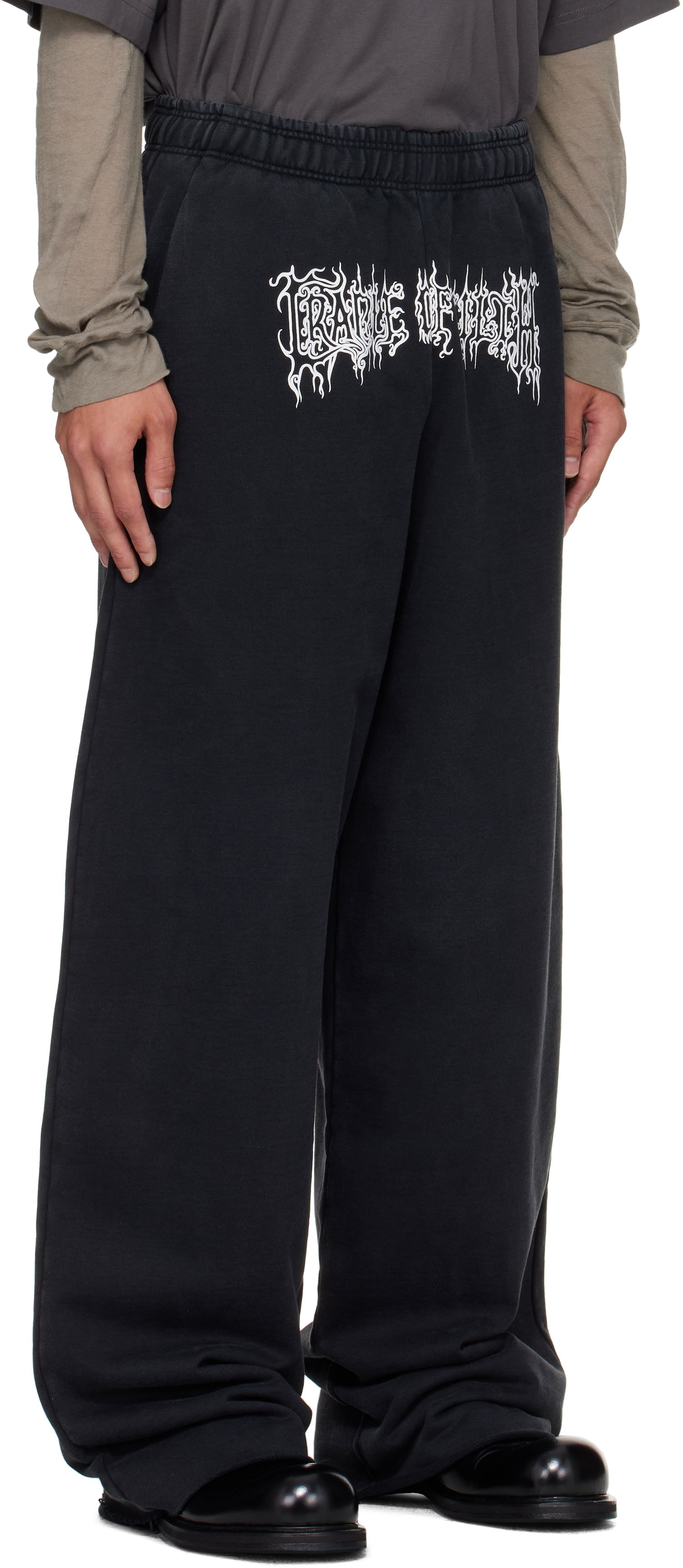 Joggingbukser VETEMENTS Vetements Cradle of Filth Baggy Sweatpants Sort | UCF76SP100B, 1