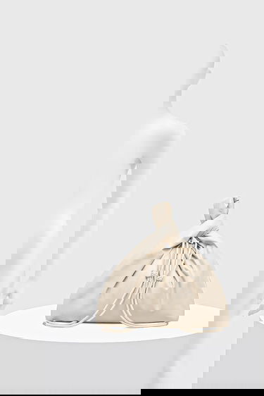 Håndtaske Nanushka Nanushka Jen Drawstring Large Bag Beige | NW25SSBG03893, 5