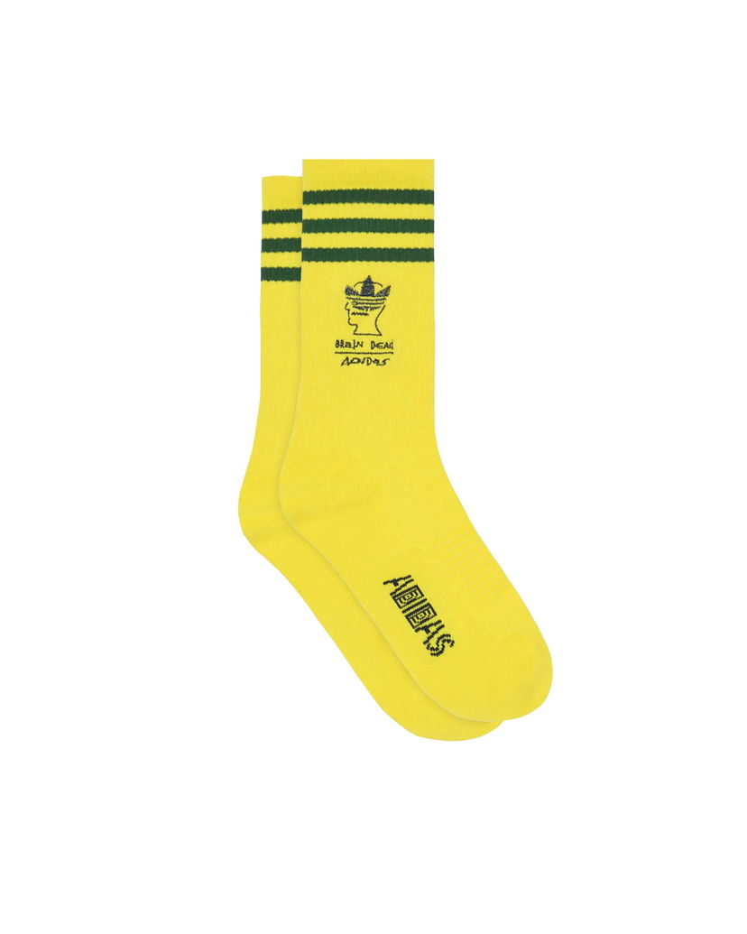 Sokker adidas Originals BRAIN DEAD Socks Gul | JN7154