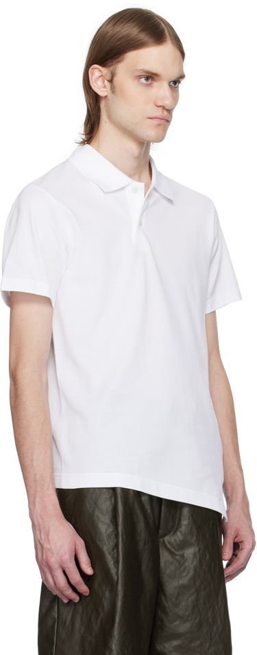 Polo skjorte Comme des Garçons Comme des Garçons Shirt Bias Cotton Piqué Polo Sort | FO-T017-051, 4