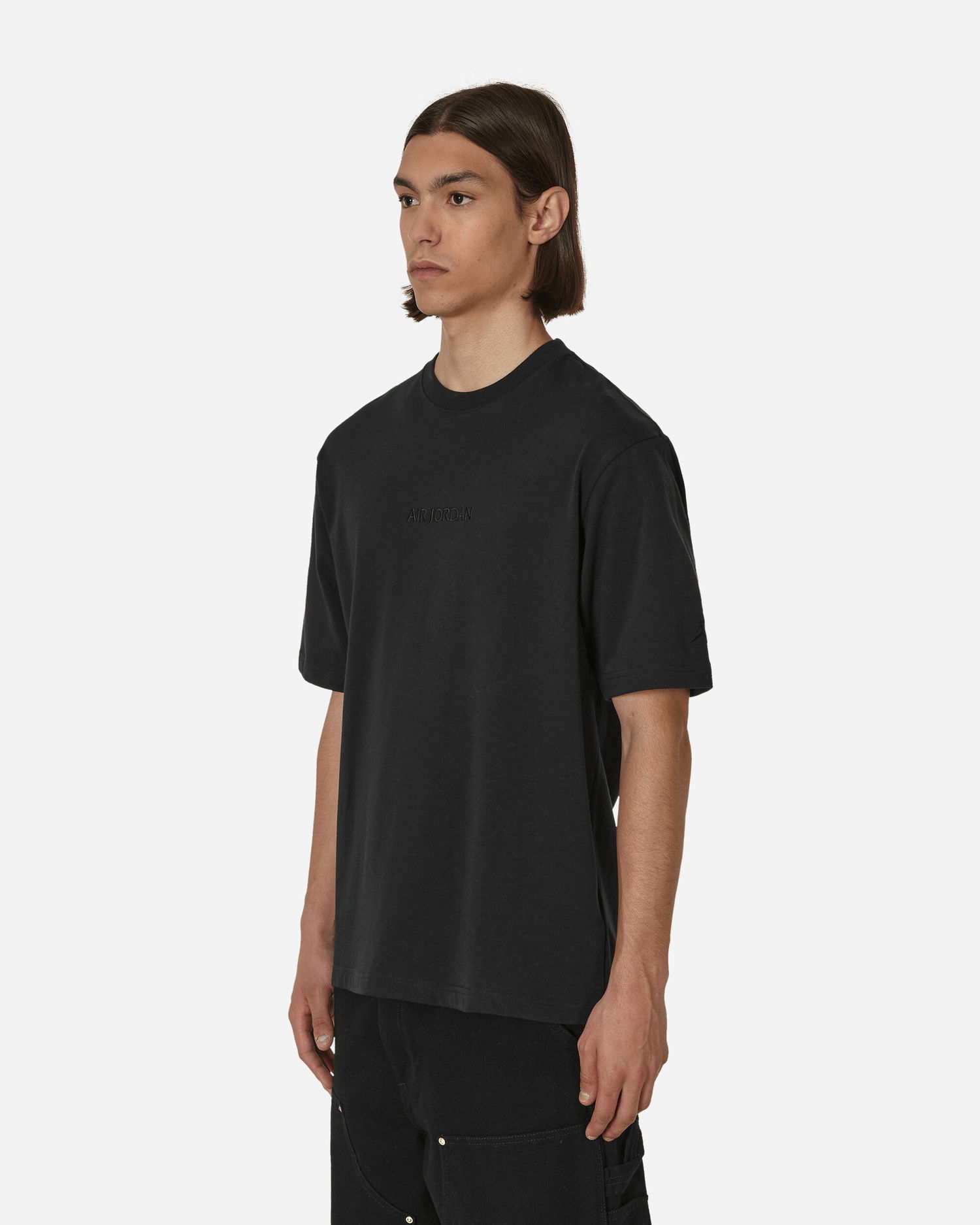 T-shirt Jordan Wordmark T-shirt Sort | FJ1969-010, 1