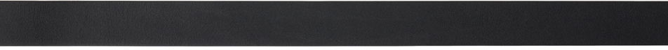 Bælter Burberry Black Thin Leather Shield Belt Sort | 8092081, 1