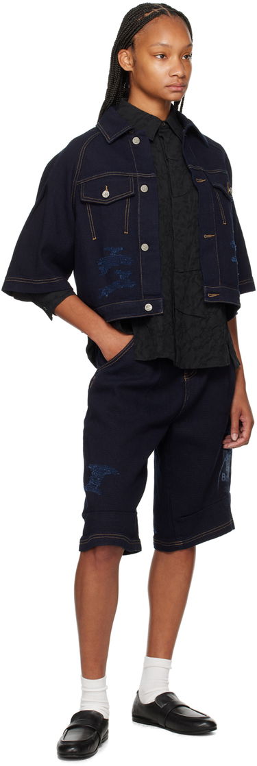 Skjorte ADER ERROR Flag Textured Shirt Sort | BN01SSSH0102BK, 3