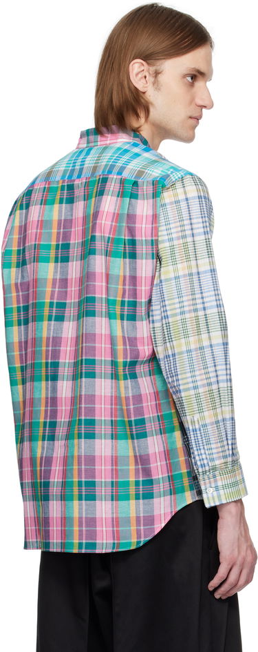 Skjorte Comme des Garçons Comme des Garçons Shirt Yarn Dyed Check Poplin Shirt Flerfarvet | FO-B008-051, 2