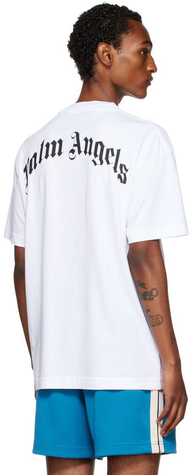 T-shirt Palm Angels Banana Tee Hvid | PMAA001F22JER0060118, 2