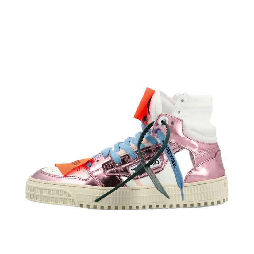 Sneakers og sko Off-White Off-Court 3.0 High White Metallic Pink W (FW22) Lyserød | OWIA112F22LEA0050130