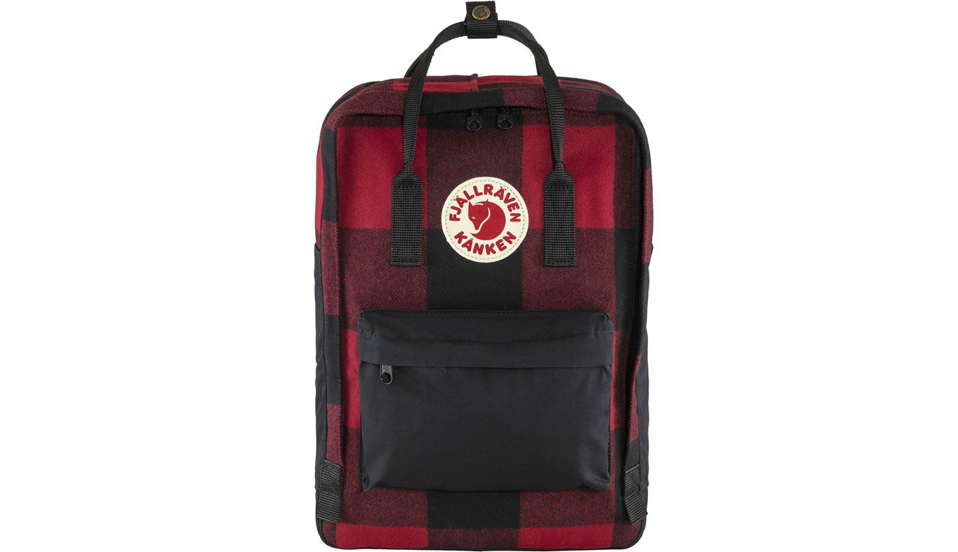 Rygsæk FJÄLLRÄVEN Kånken Re-Wool Laptop 15 Sort | F23328-320-550, 0
