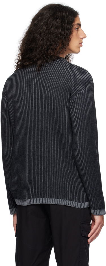 Sweater Stone Island Vanisé Full Rib RWS Wool Sweater by Stone Island Sort | 8115532C1, 2