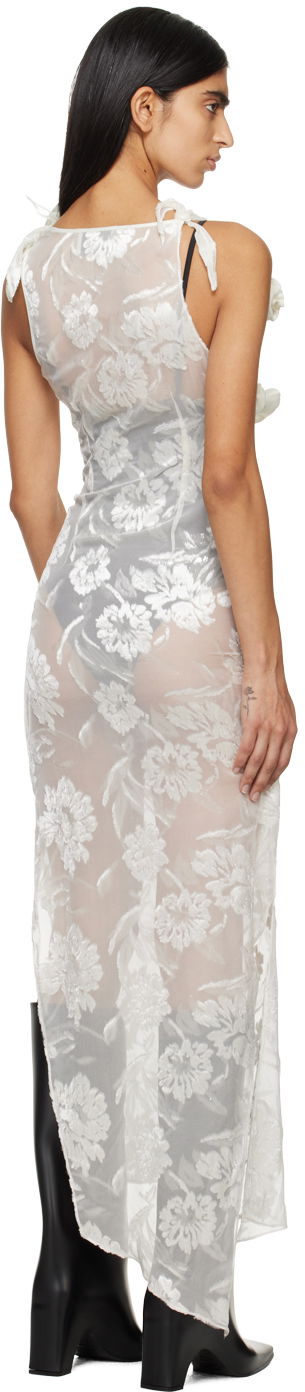 Kjole Coperni Coperni Exclusive Floral Maxi Dress Hvid | COPR44049, 2
