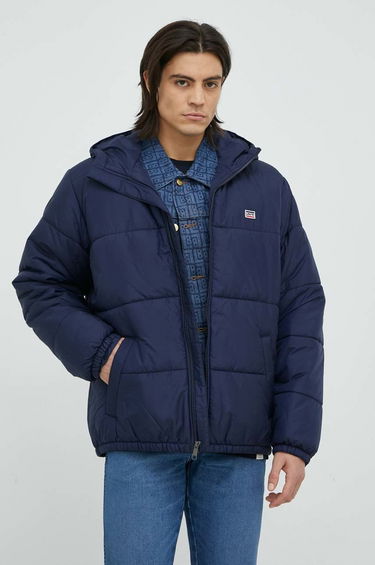 Puffer jakke Levi's Telegraph Puffer Jacket Mørkeblå | A4206.0001, 0