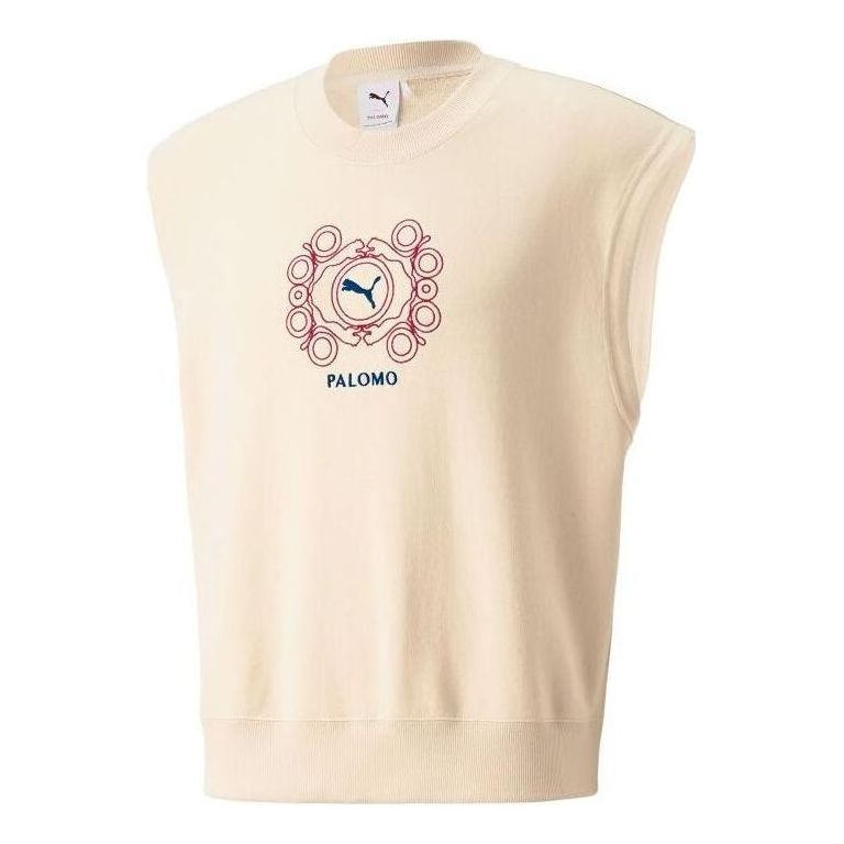 Sweater Puma Palomo Graphic Tank Top Beige | 535965-80