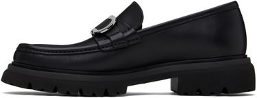 Sneakers og sko FERRAGAMO Salvatore Ferragamo Gancini Ornament Lug Sole Loafers Sort | 773850, 2