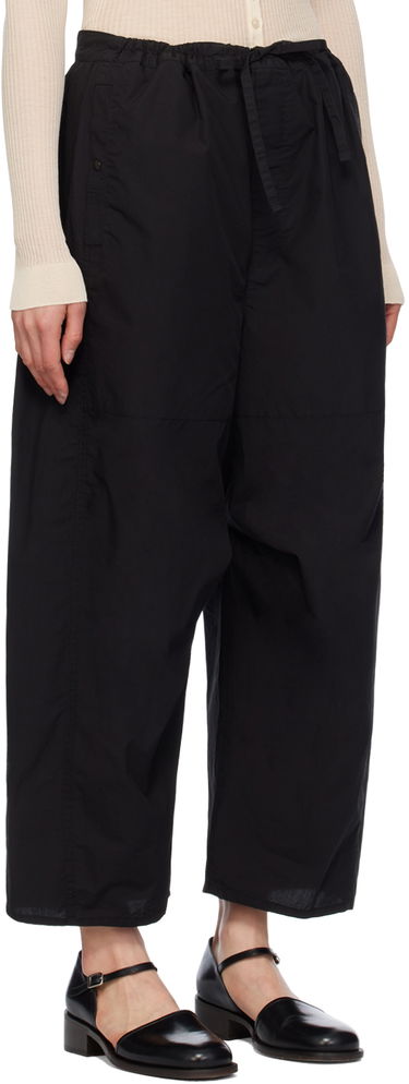 Bukser LEMAIRE Cropped Drawstring Trousers Sort | PA1110 LF1218, 1