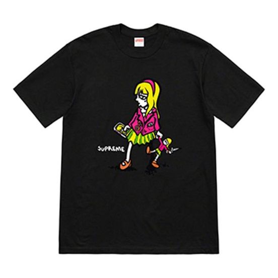 T-shirt Supreme Suzie Switchblade Graphic Short Sleeve T-Shirt Sort | SUP-SS19-726