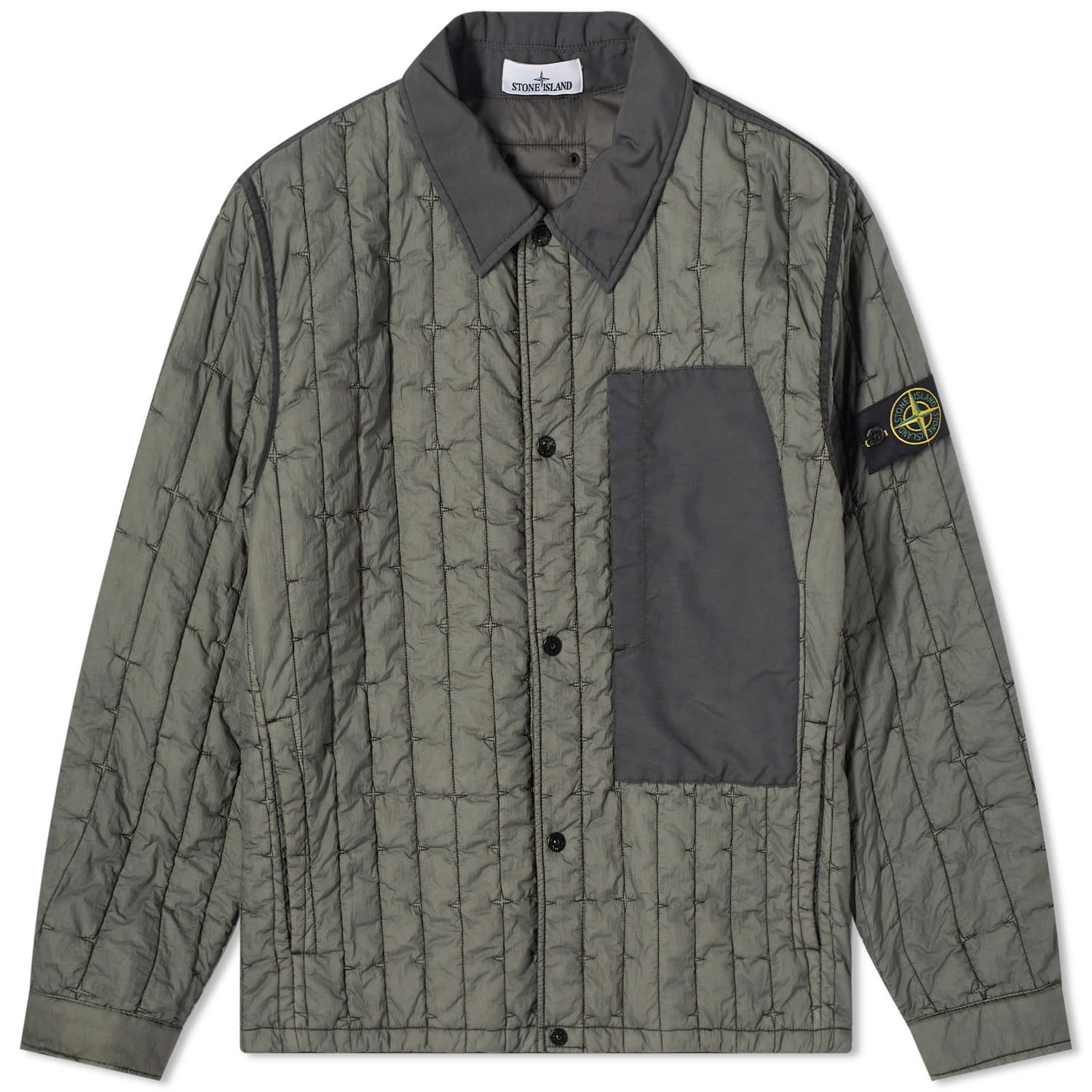 Jakke Stone Island Quilted Nylon Stella Primaloft-TC Jacket Grøn | 801540831-V0059, 0