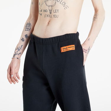 Joggingbukser HERON PRESTON Plain Sweatpants Ctnmb Vertic Sort | HMCH024C99JER0011001, 3