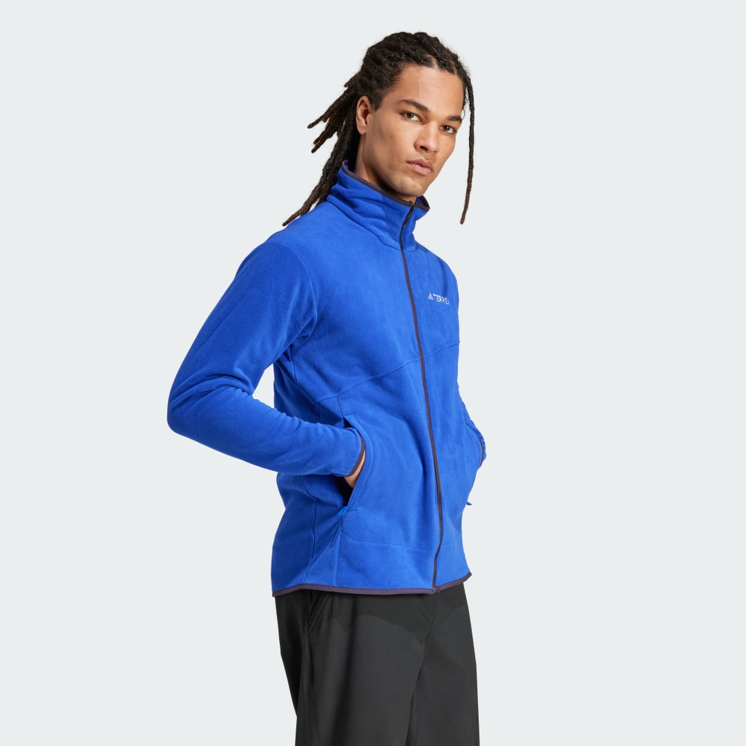 Sweatshirt adidas Performance Terrex Multi Full-Zip Fleece Jacket Blå | JC9613, 0