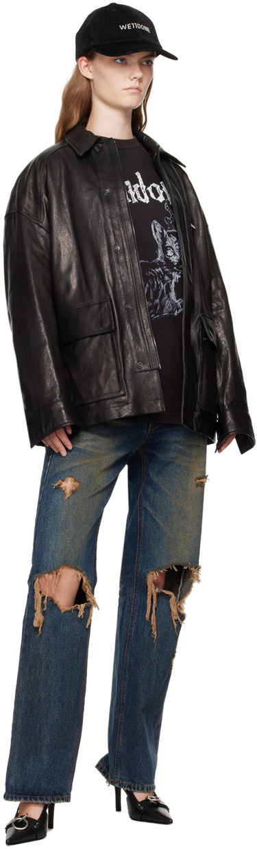 Jeans We11done Distressed Jeans Blå | WD-DP2-24-328-W-BL, 3