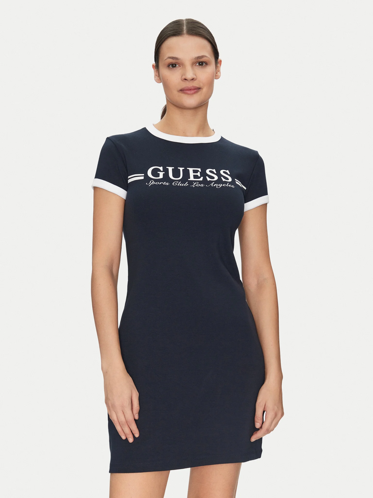 Kjole GUESS Guess Active Short Sleeve Dress Mørkeblå | V5GK02KCQX1-A71W, 0