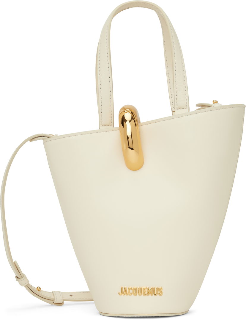Håndtaske Jacquemus Jacquemus Small 'Bambola' Tote Hvid | 24H243BA389-3000