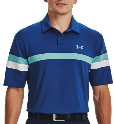 Polo skjorte Under Armour T2G Color Block Polo Shirt Mørkeblå | 1377379-471, 0