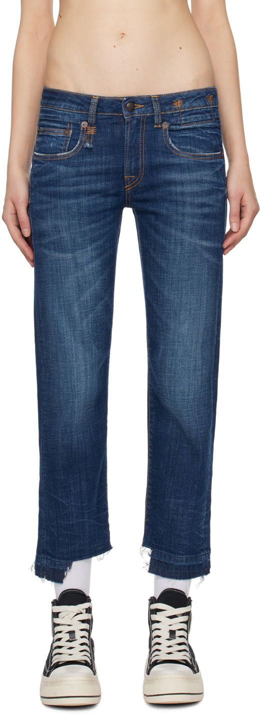 Jeans R13 R13 Boy Straight Jeans Blå | R13W0991-664C, 0
