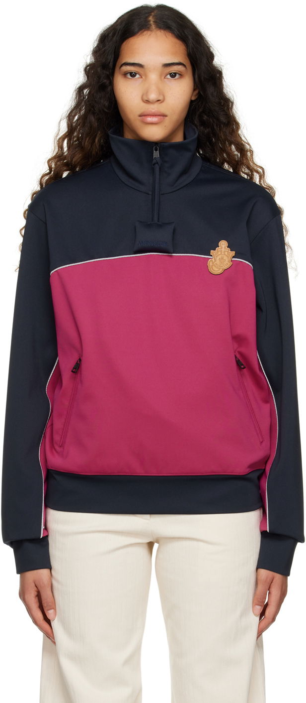 Sweatshirt Moncler x Genius 1 x JW Anderson Track Sweatshirt Mørkeblå | I109E8G00004M2683, 0