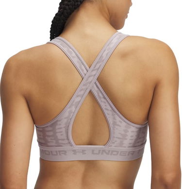 Bh Under Armour Under Armour Crossback Mid Print Sports Bra Grå | 1361042-011, 1