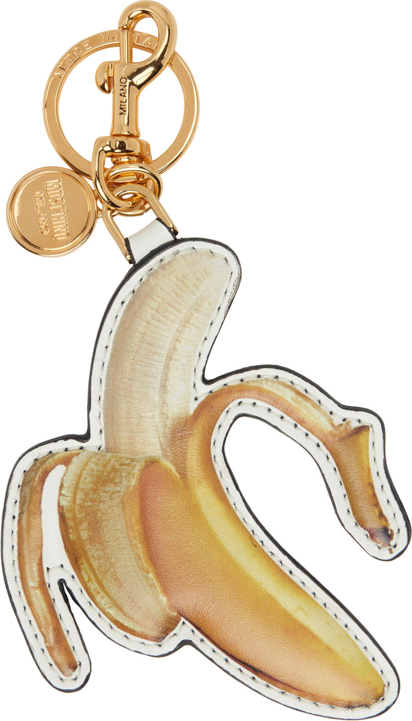 Nøgleringe Moschino Moschino Banana Shaped Keychain Gul | MC5401PP1M 251MOOL1 10B