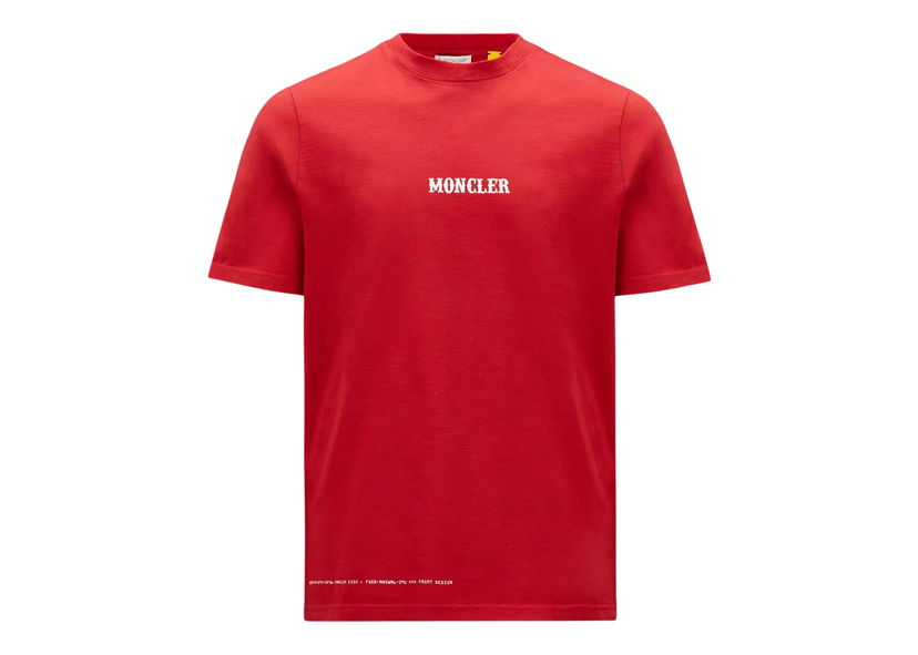 T-shirt Moncler Hiroshi Fujiwara x Fragment Circus Motif T-Shirt Rød | H209U8C00003M235345R