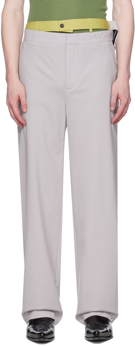 Bukser Y/PROJECT Multi Waistband Trousers Grå | PANT94-S24, 0