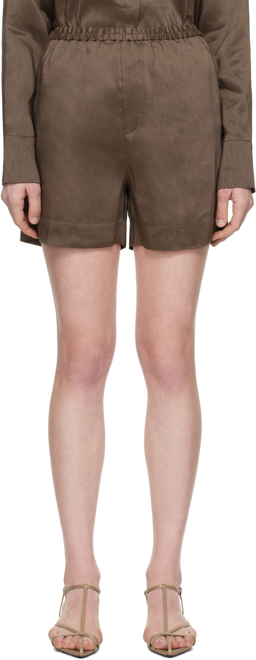 Shorts Loulou de Saison Loulou de Saison Adonia Shorts Brun | ADONIA