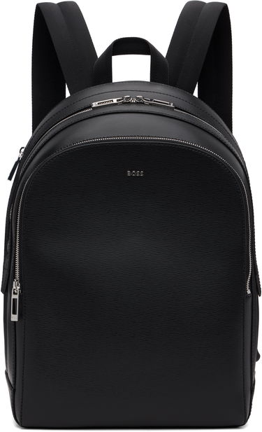 Rygsæk BOSS BOSS Leather Backpack Sort | 50548273, 0