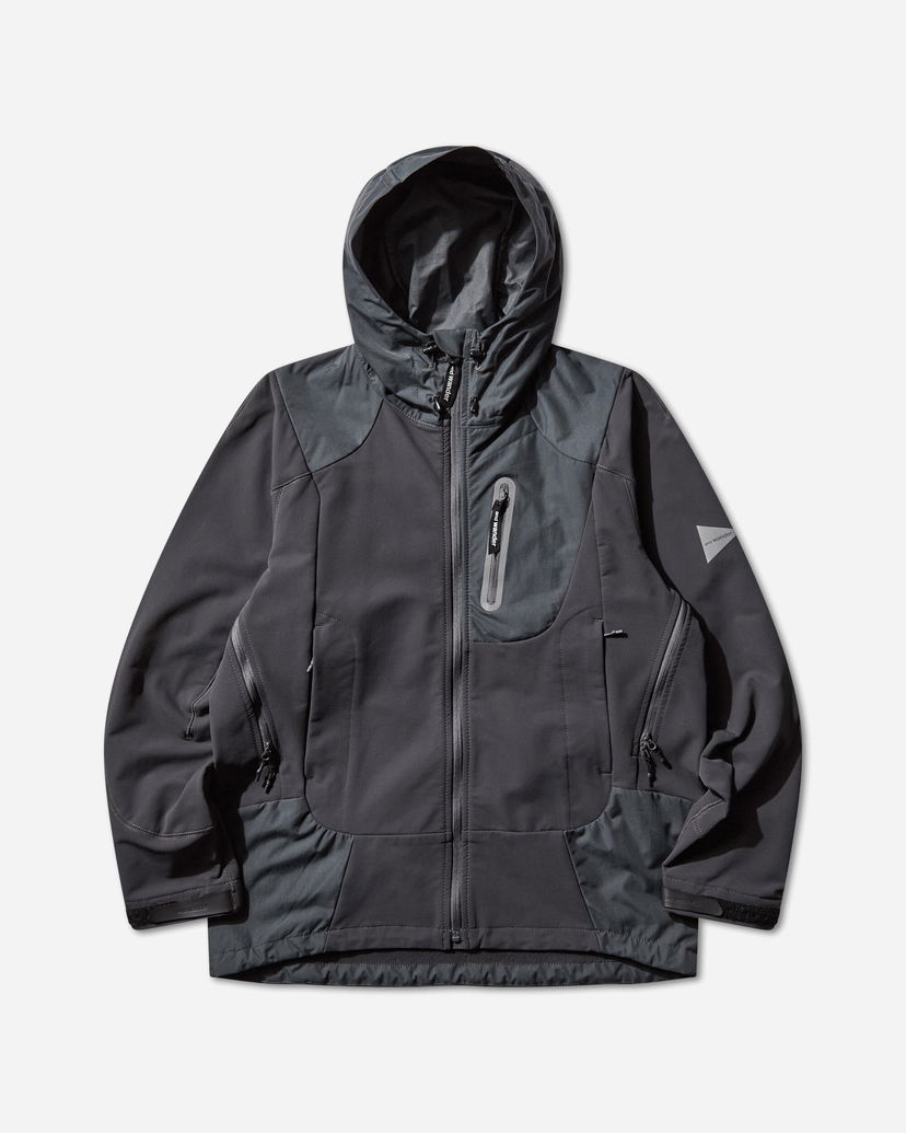 Jakke and wander Hooded Stretch Shell Jacket Grå | 5745221005 023