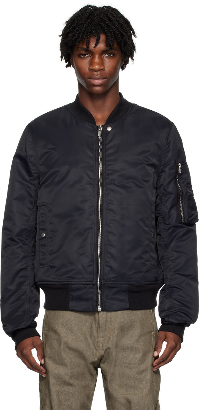 Bomberjakke Rick Owens DRKSHDW Flight Bomber Jacket Sort | DU02C5771 BR, 0