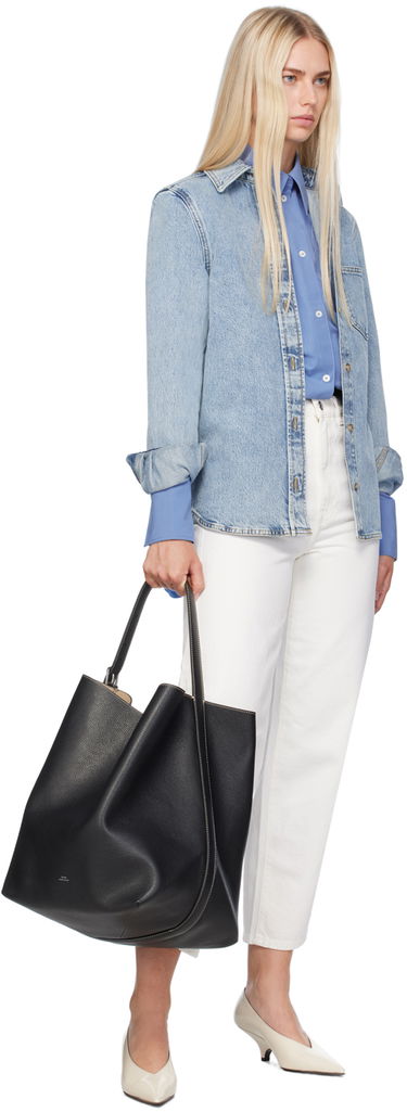 Håndtaske TOTEME TOTEME Belted Tote Bag Sort | 234-WAL853-LE0030, 3