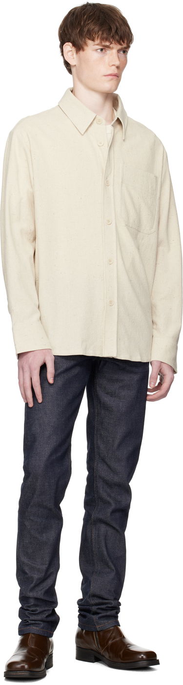 Skjorte A.P.C. A.P.C. Basile Overshirt Beige | COGEV-H02709, 3