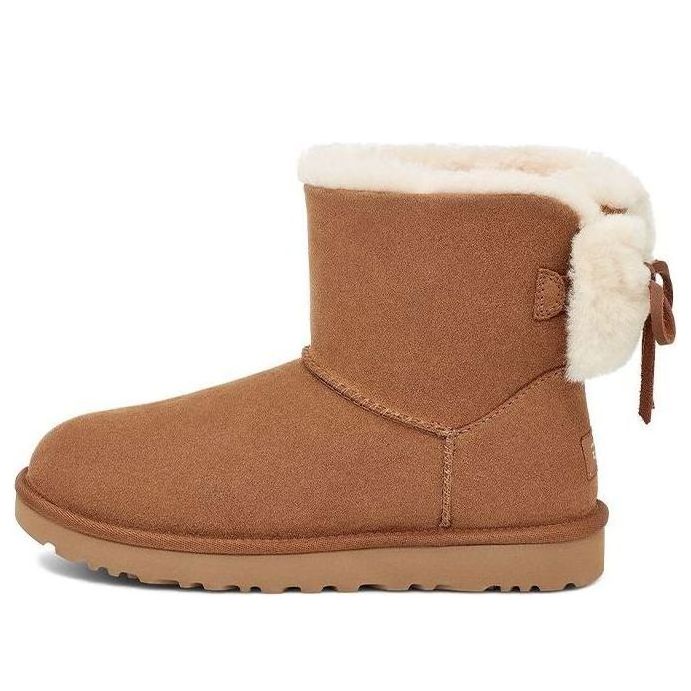 Sneakers og sko UGG Classic Double Bow Mini Boots Brun | 1127130-CHE, 0