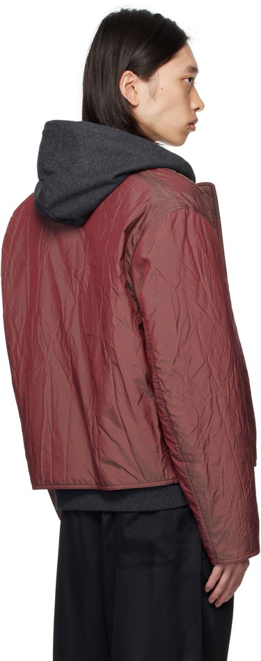 Jakke OUR LEGACY Our Legacy Slight Hooded Jacket Bourgogne | M4251SS, 2